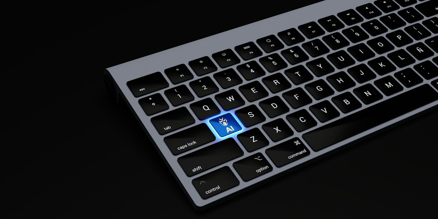 un teclado negro con un botón azul — Burbuja de la IA: qué dicen los datos y qué no se sabe
