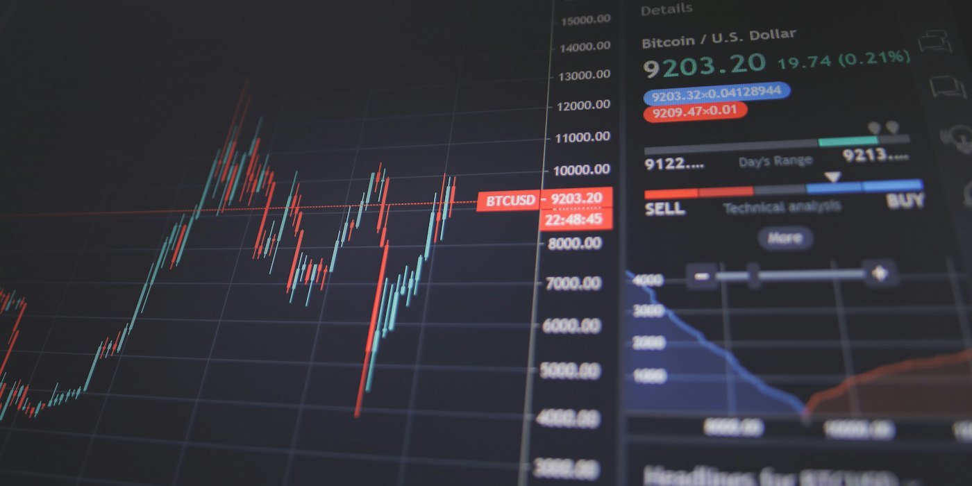 Pantalla mostrando el gráfico de trading de Bitcoin — Perfil de inversor: cómo saber cuál es el tuyo
